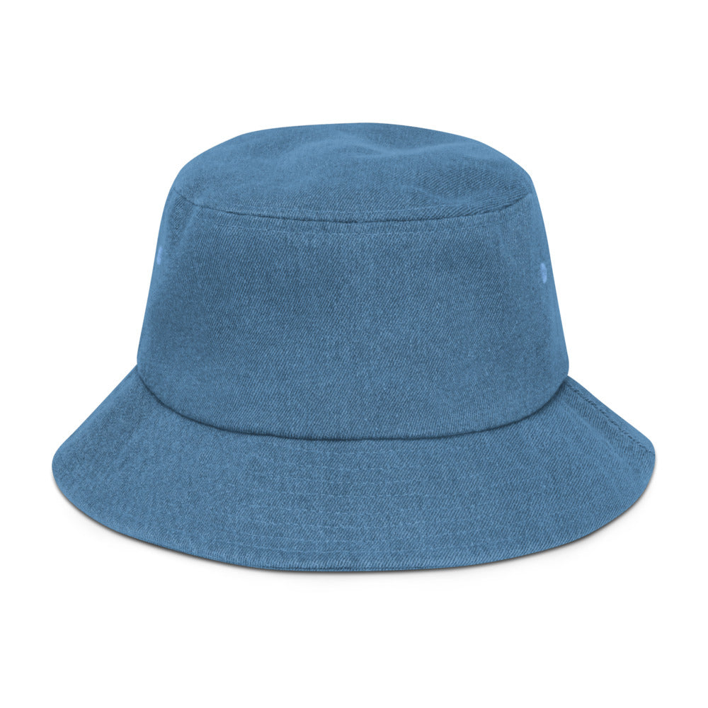 All About Repentance - Denim bucket hat