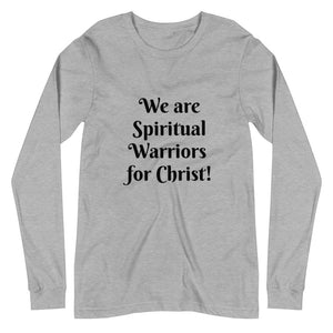 Open image in slideshow, Spiritual Warriors for Christ - Long Sleeve Tee Unisex
